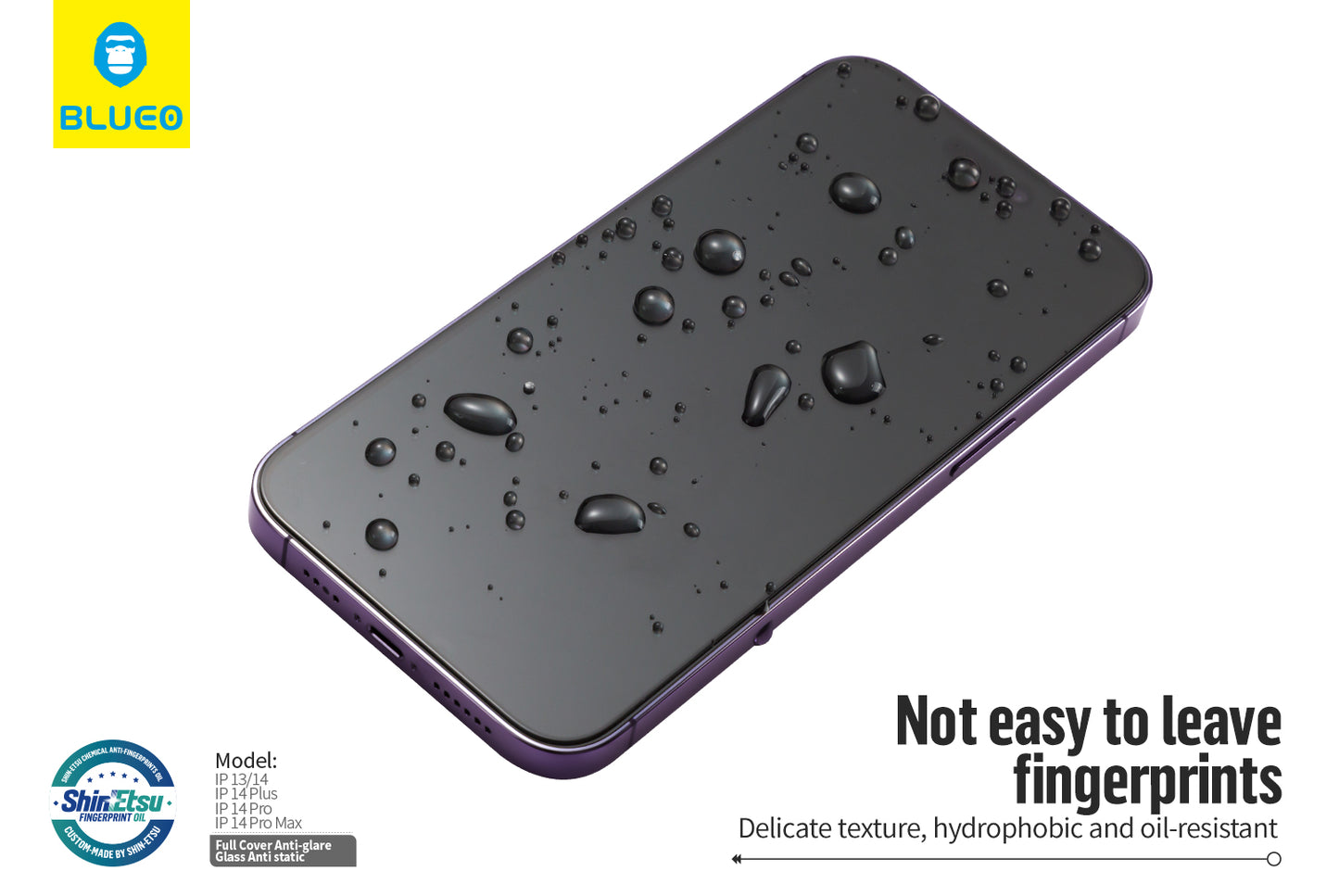 BLUEO Anti-Glare Matte Tempered Glass for iPhone