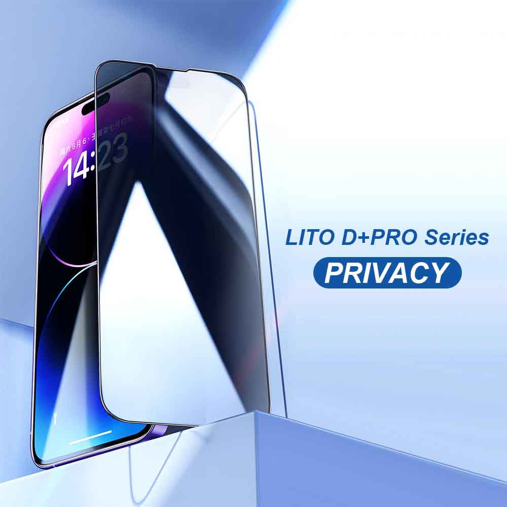 LITO D+ Pro Privacy Tempered Glass Screen Protector For iPhone
