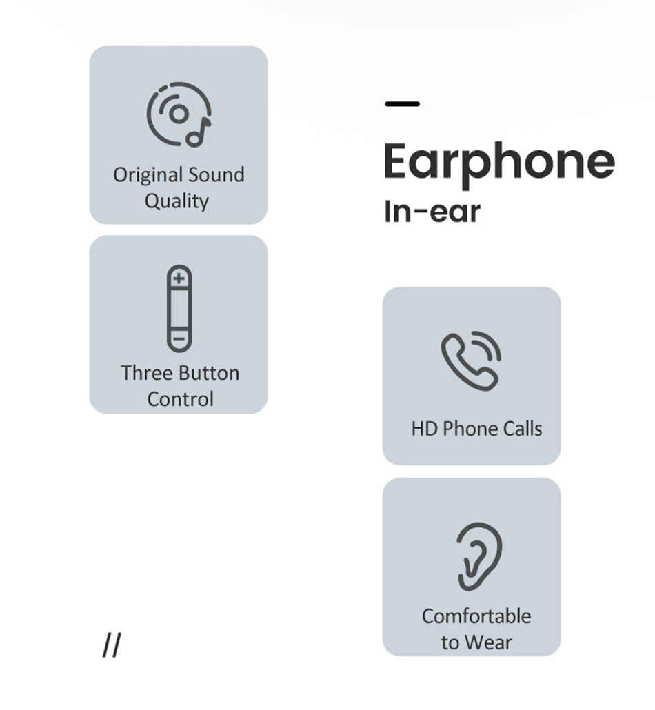 USAMS EP-41 US-SJ452 Type-C/Lightning In-Ear Earphone 1.2M