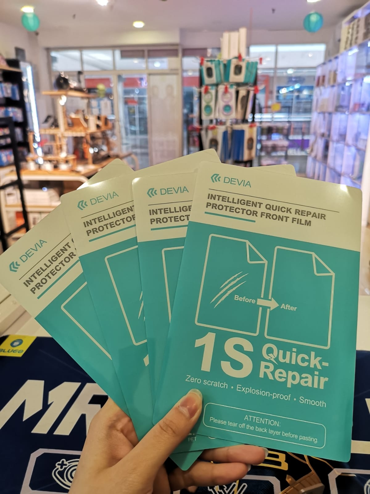 Devia Quick Repair Hydrogel Film Protector for Smartphone