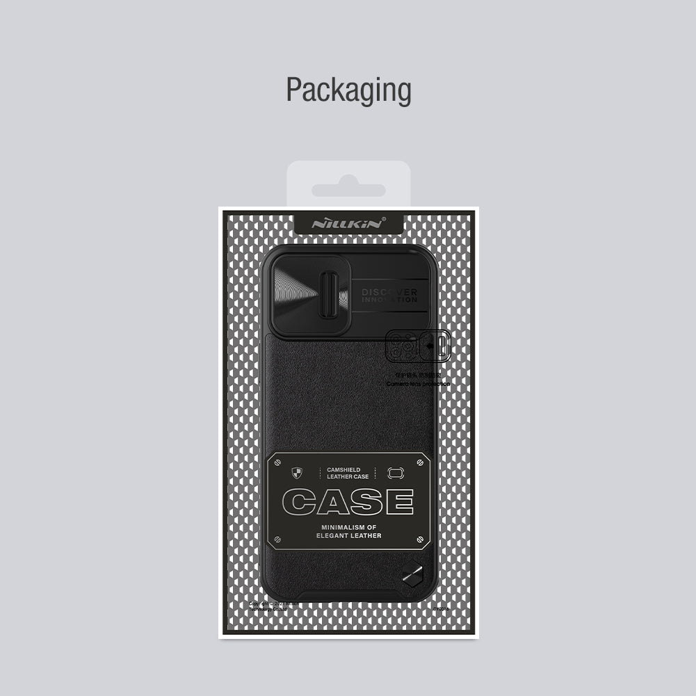 Nillkin CamShield Leather Case for iPhone
