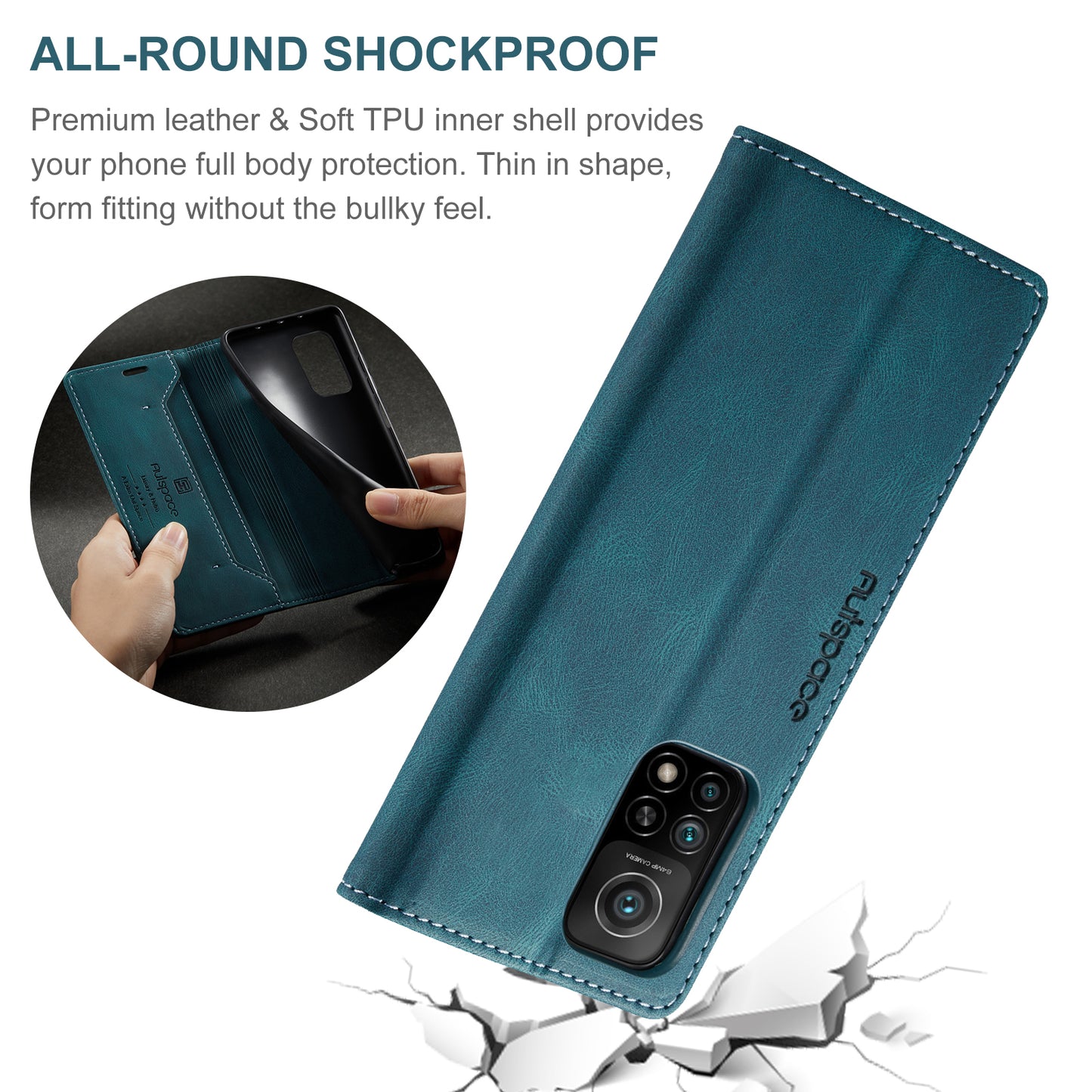 AutoSpace Wallet Leather Case for Xiaomi/Redmi