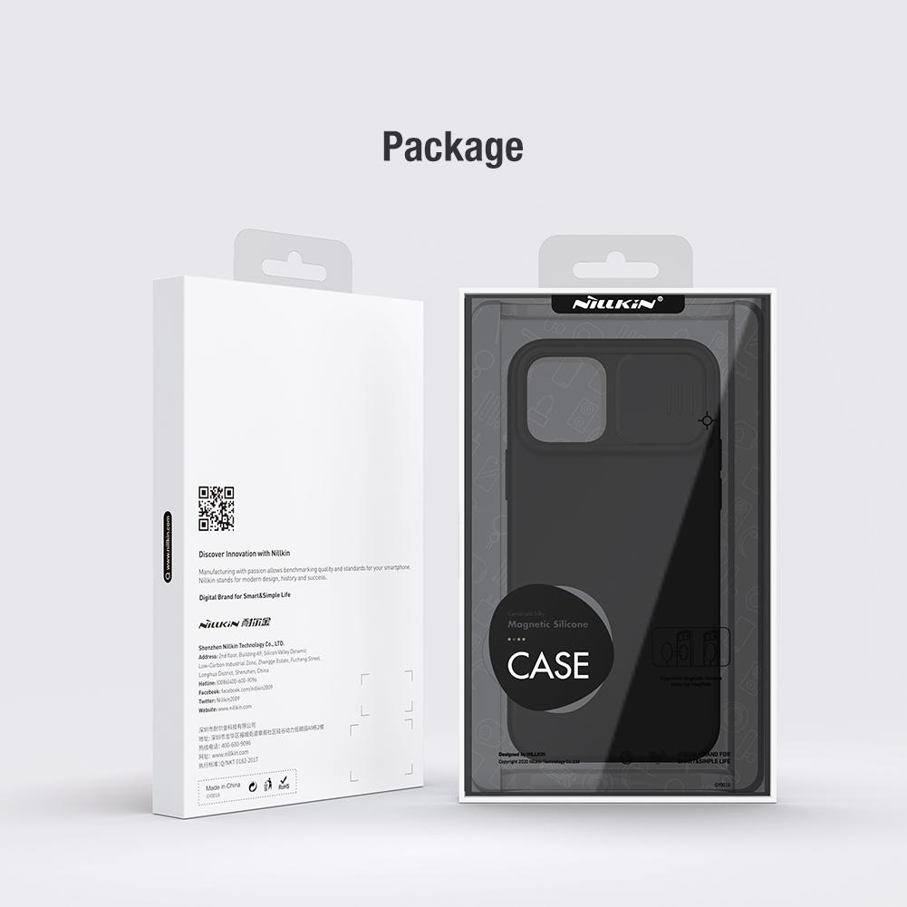 Nillkin Camshield Silky Silicone Case for iPhone.