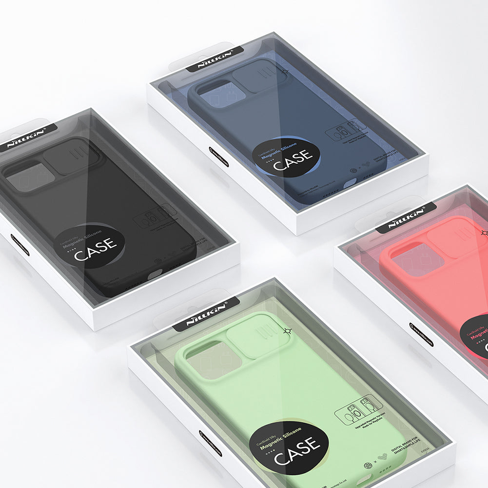 Nillkin Camshield Silky Magnetic Silicone Case for Iphone
