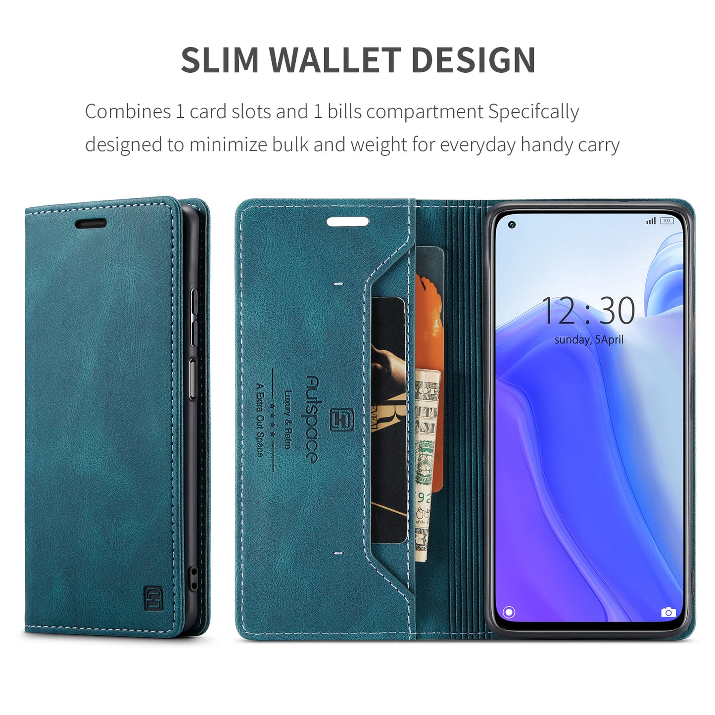 AutoSpace Wallet Leather Case for Xiaomi/Redmi