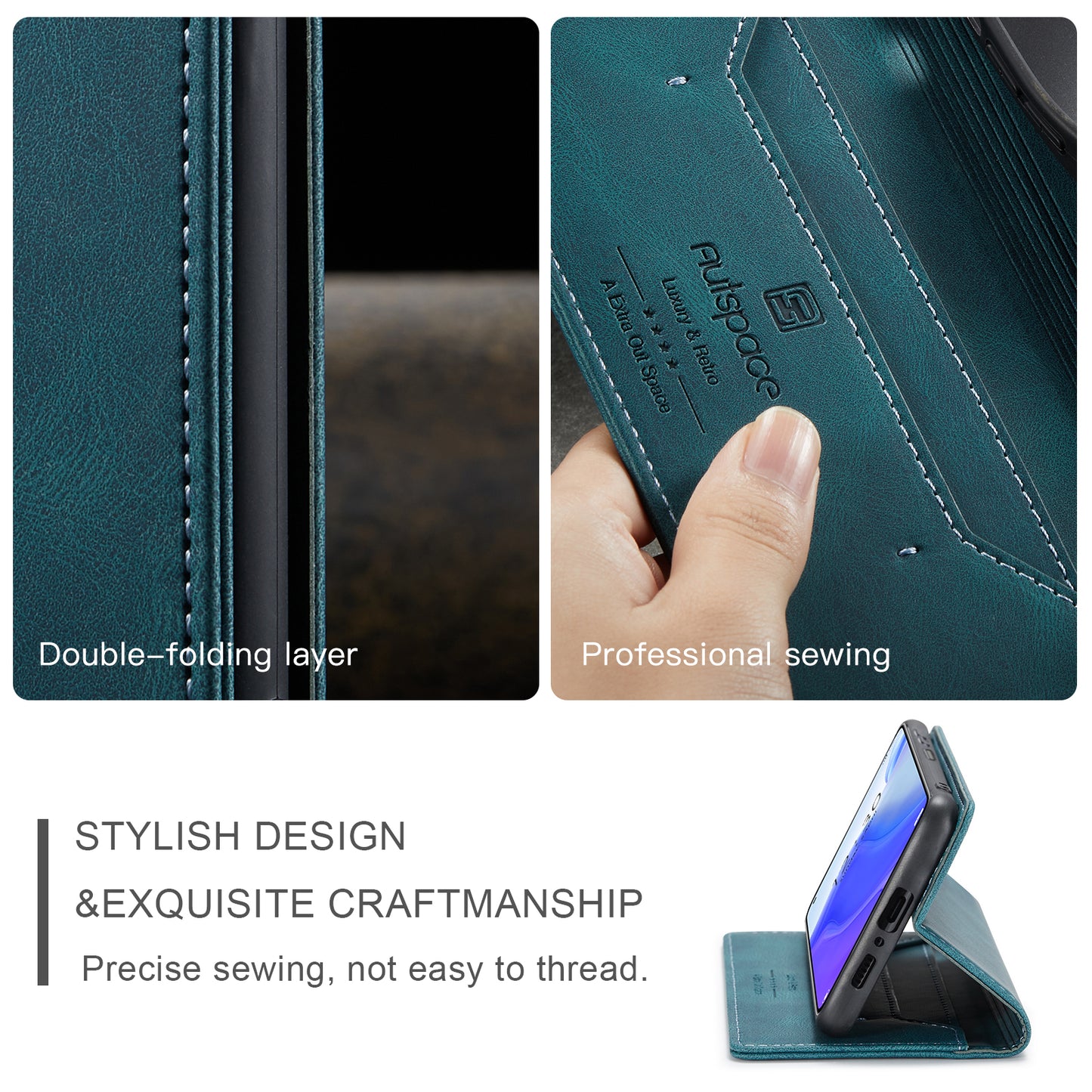 AutoSpace Wallet Leather Case for Xiaomi/Redmi