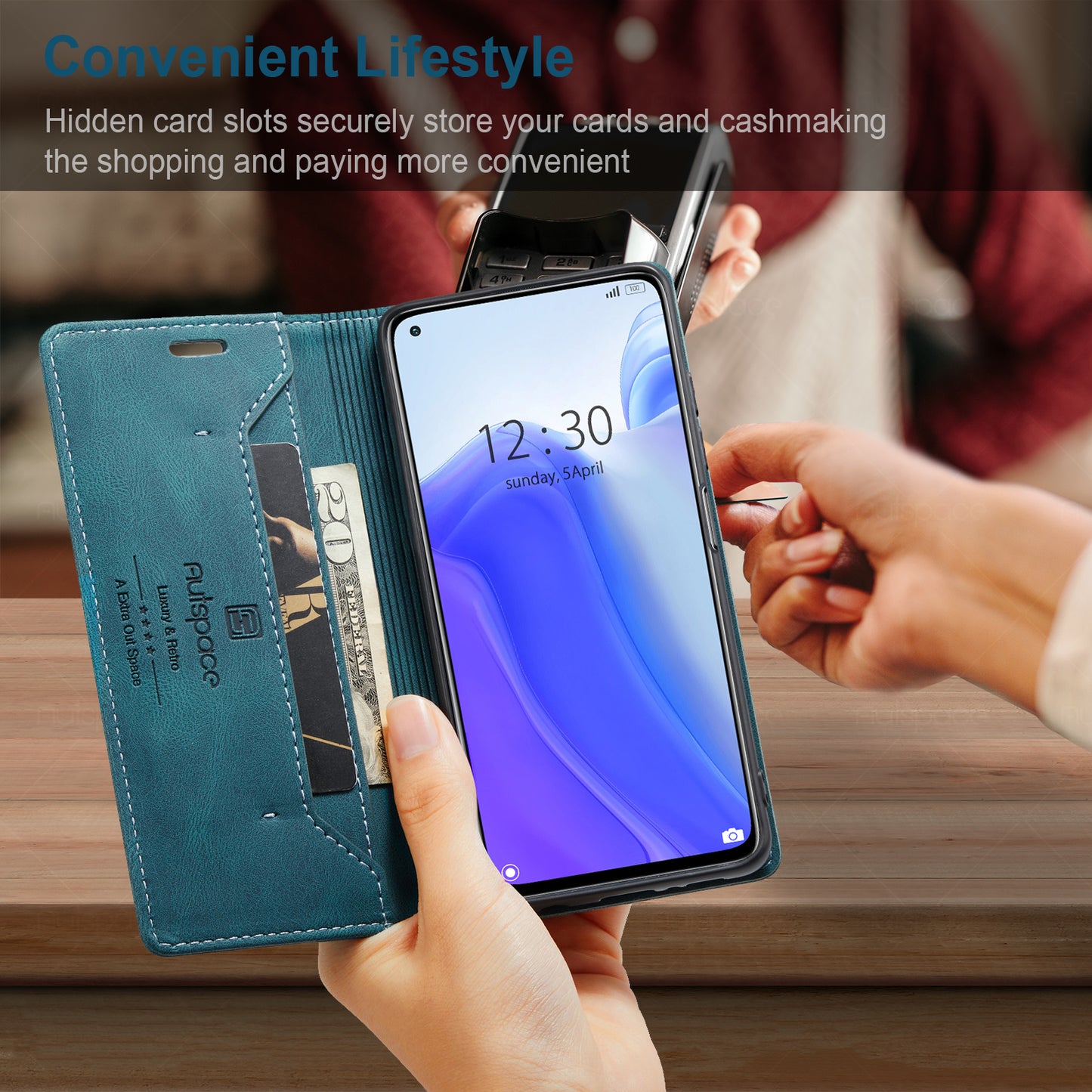 AutoSpace Wallet Leather Case for Xiaomi/Redmi