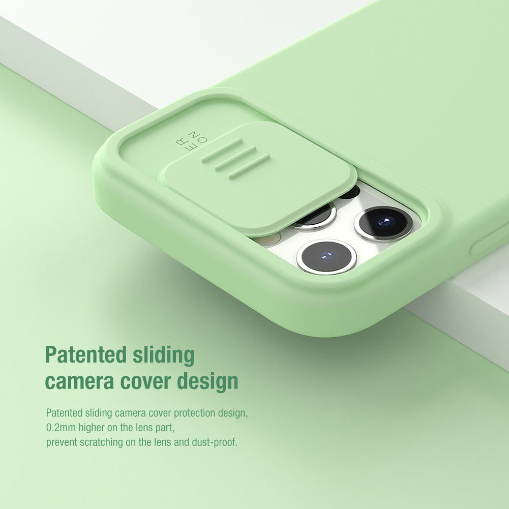 Nillkin Camshield Silky Magnetic Silicone Case for Iphone