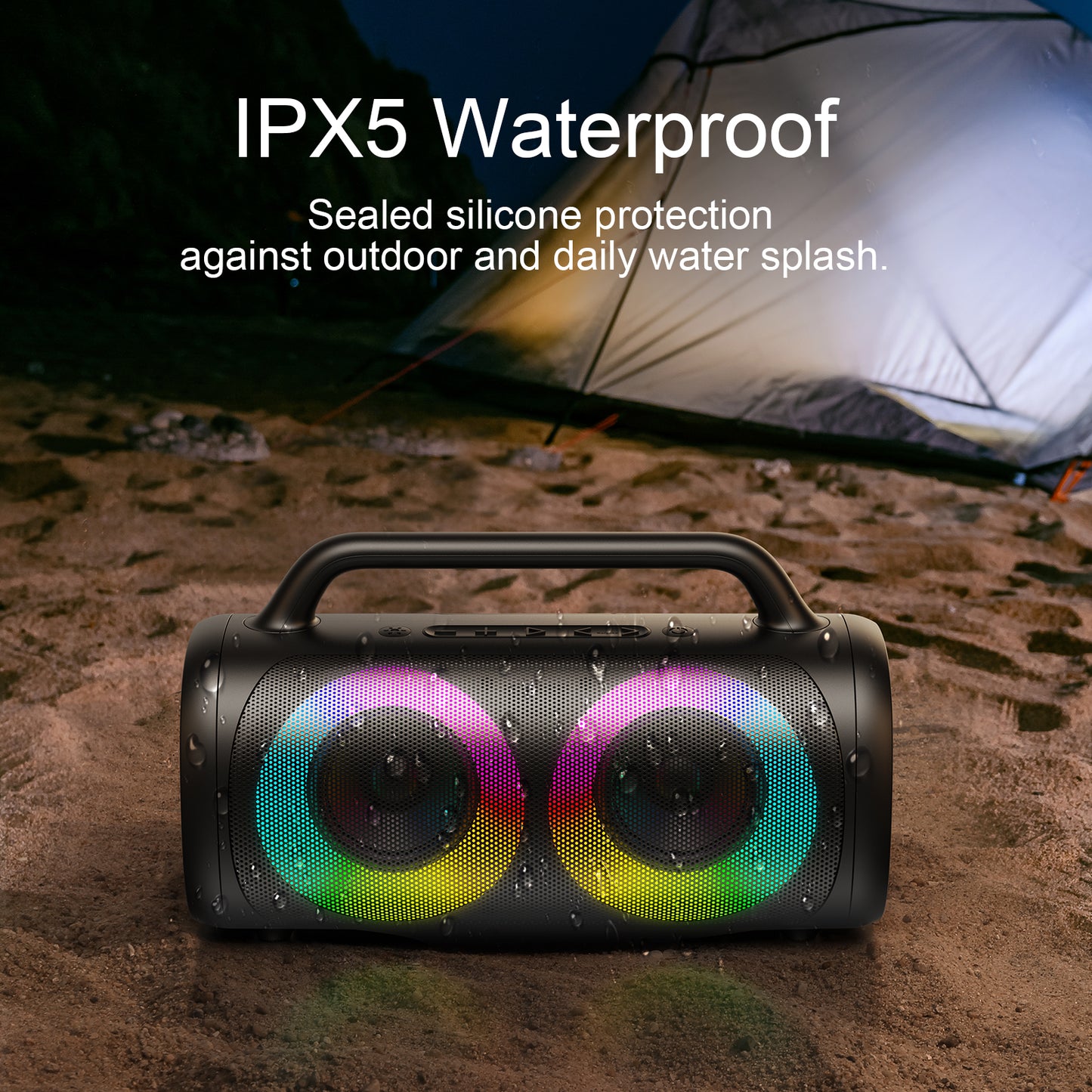 JOYROOM JR-MW02 40W Bluetooth Wireless Speaker with RGB lights