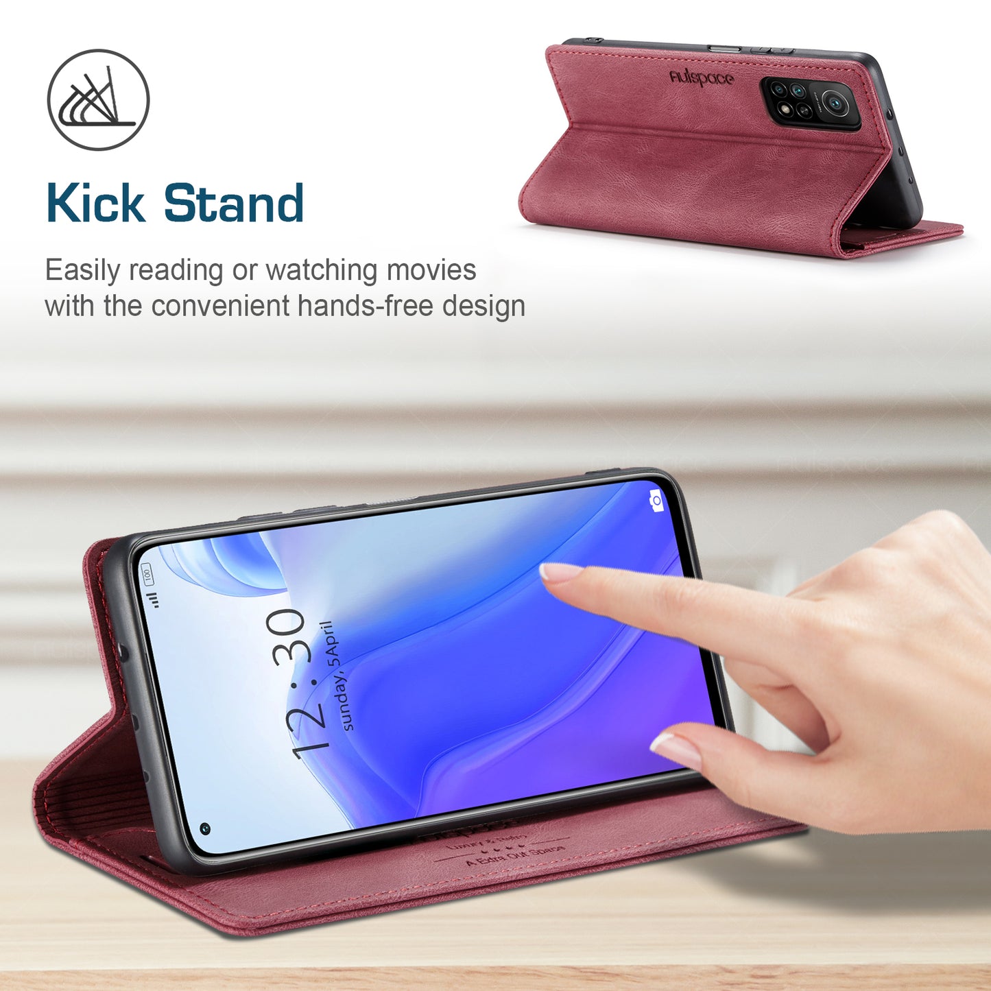 AutoSpace Wallet Leather Case for Xiaomi/Redmi