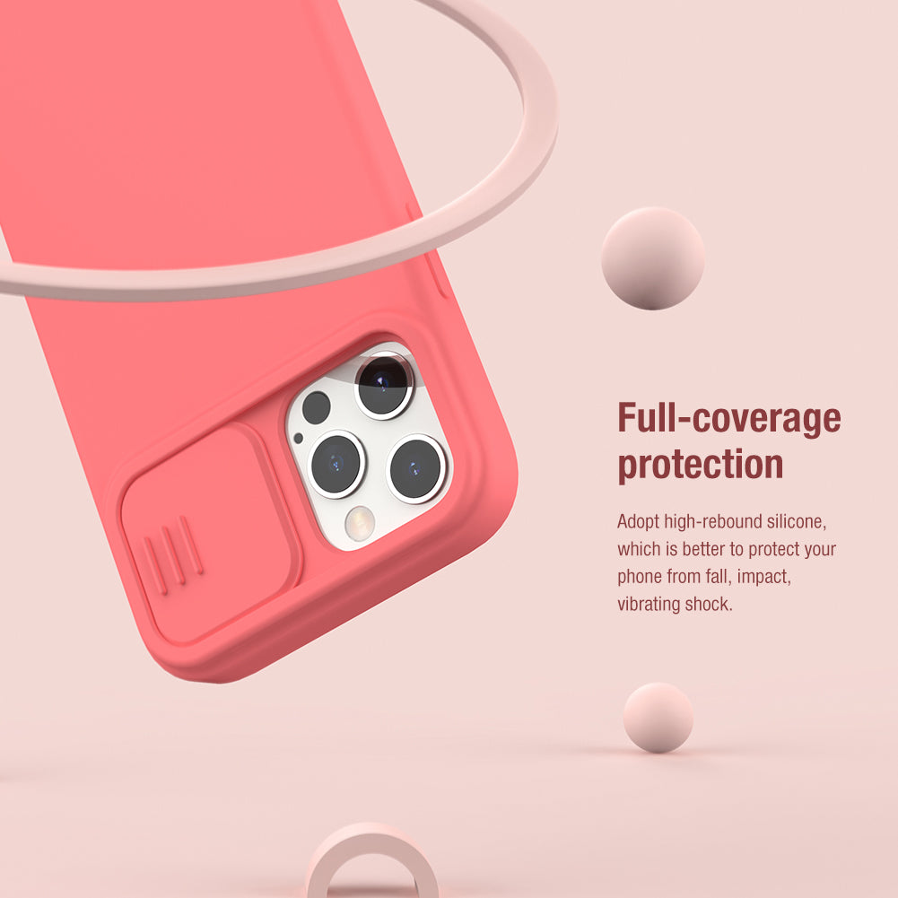Nillkin Camshield Silky Magnetic Silicone Case for Iphone