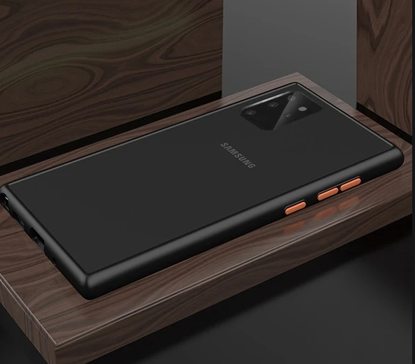 Matte Case With Colour Button For Samsung