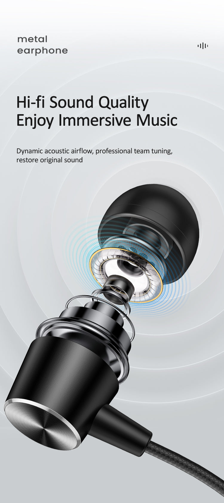 USAMS US-SJ475 EP-42 3.5mm In-ear Earphone