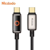 MCDODO 100W auto-off Type C to Type C Cable
