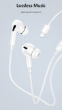 USAMS EP-41 US-SJ452 Type-C/Lightning  In-Ear Earphone 1.2M