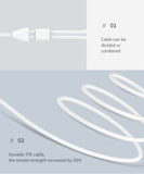 USAMS EP-41 US-SJ452 Type-C/Lightning  In-Ear Earphone 1.2M