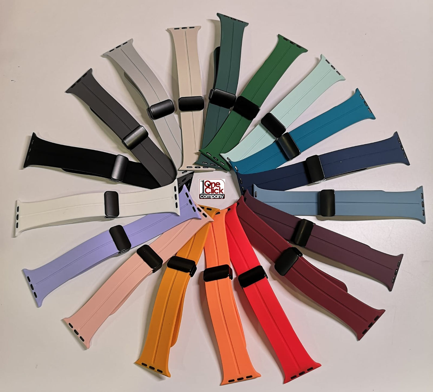 Rubber-clip Watch Strap