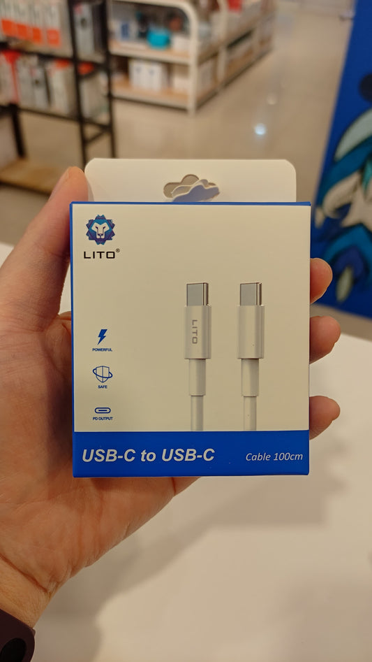 LITO USB C to C Cable 1M