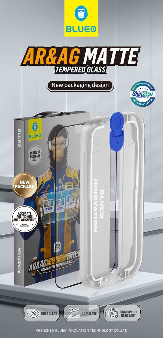 BlueO AR&AG Matte Glass with Applicator
