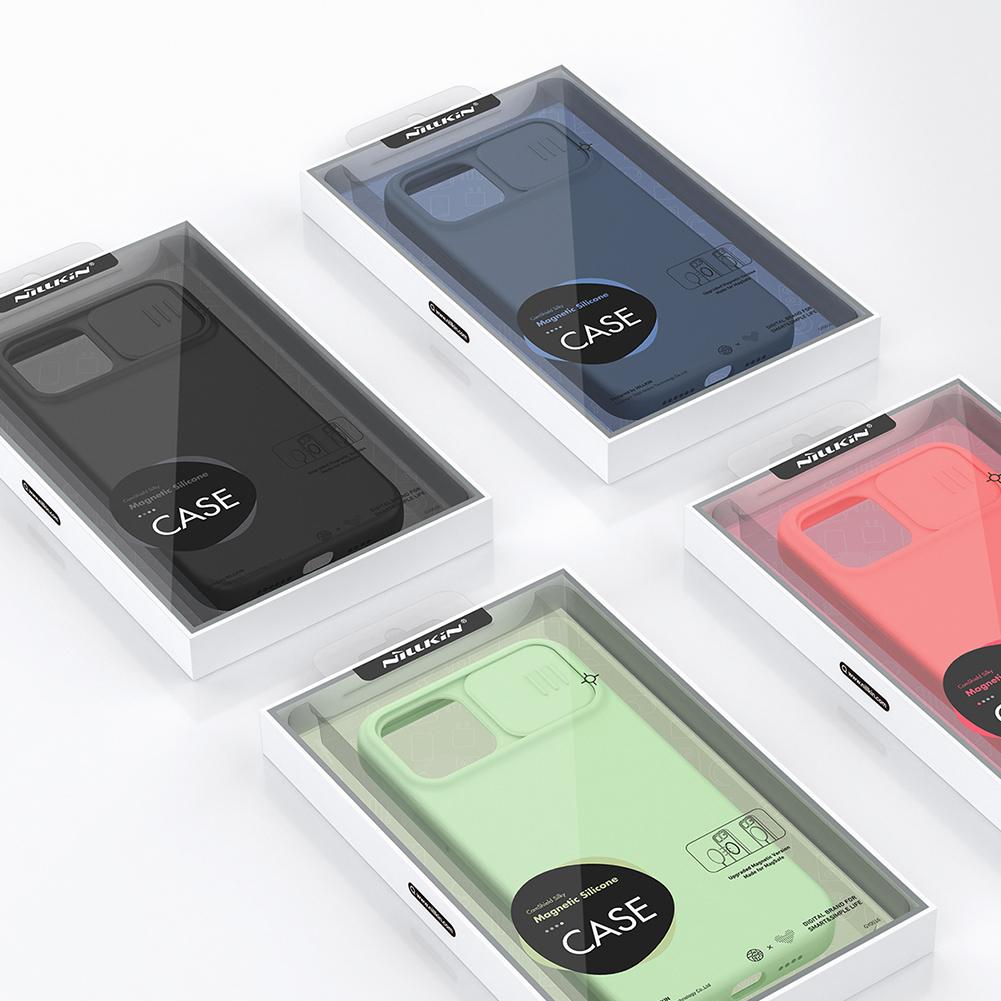 Nillkin Camshield Silky Silicone Case for iPhone.