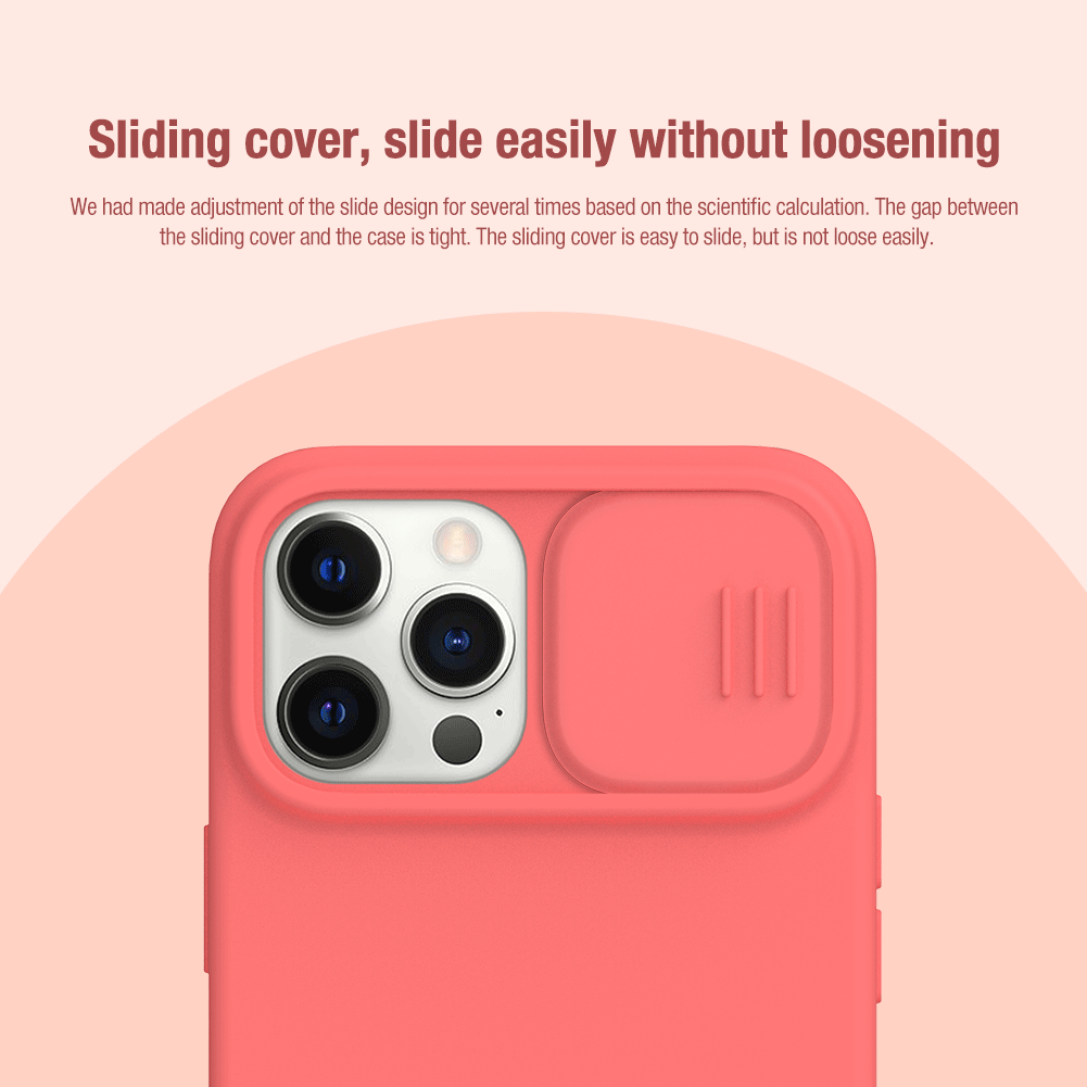 Nillkin Camshield Silky Magnetic Silicone Case for Iphone