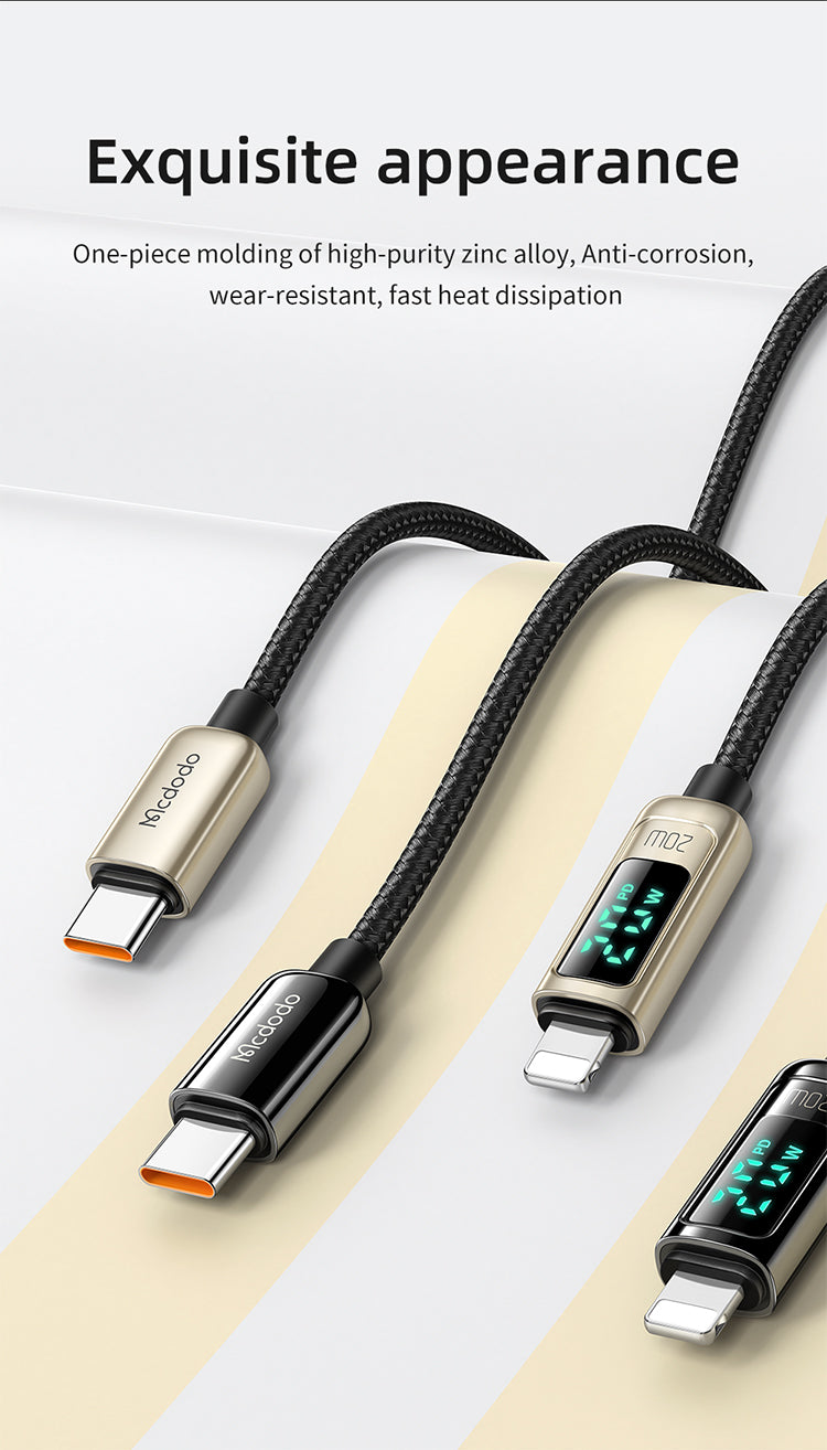 MCDODO CA-881 Digital Pro Type-c to Lightning 20W Data Cable