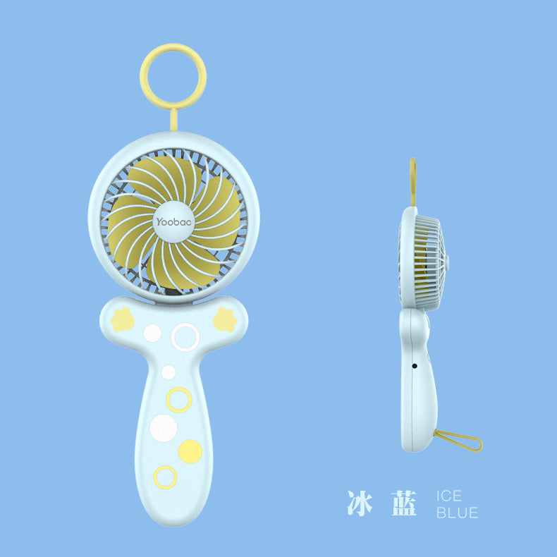 Yoobao LT-S282 Rechargeable Portable USB Low-Noise/Noiseless Mini-Fan 300mAh