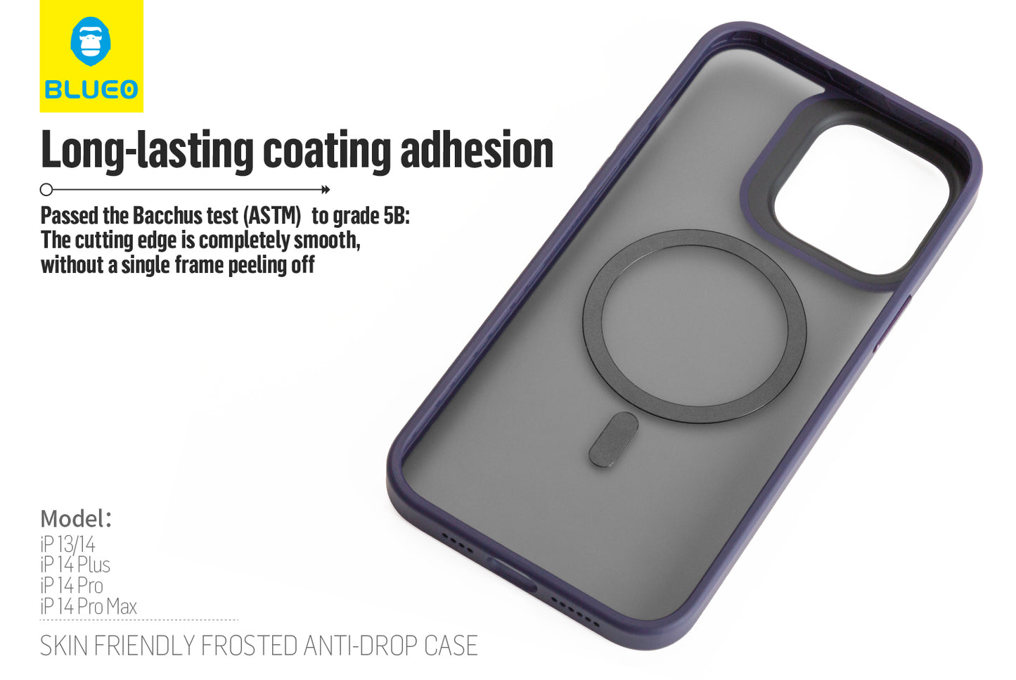 BlueO Skin Friendly Frosted Anti-Drop Case for iPhone