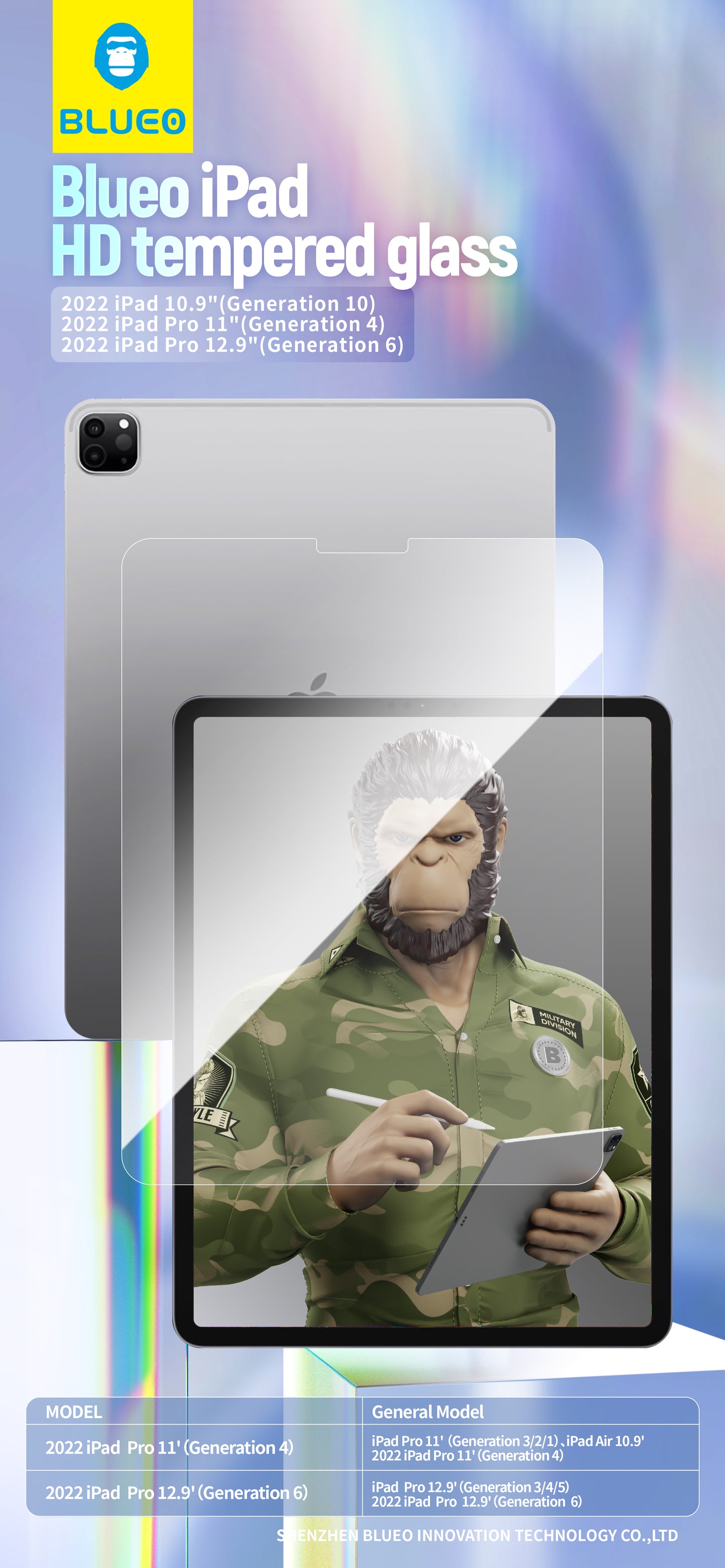 BLUEO IPAD SPECIAL Paperlike Writing Screen Protector 0.2mm