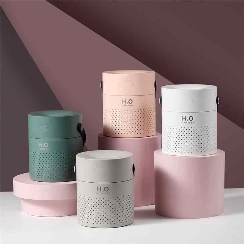 TOTU GXZ-J628 Dual Spray Humidifier USB Power Bank with Colorful Lights