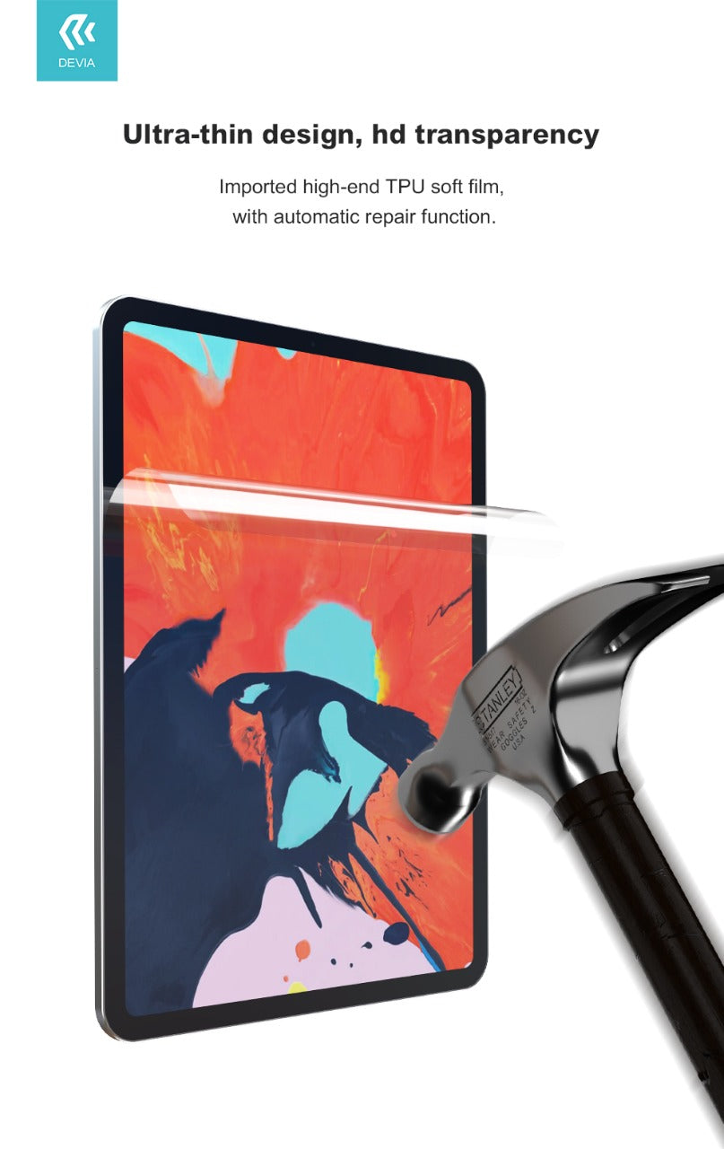 DEVIA Hydrogel film protector for Ipad/Tab/MediaPad and etc ( below 11.9")