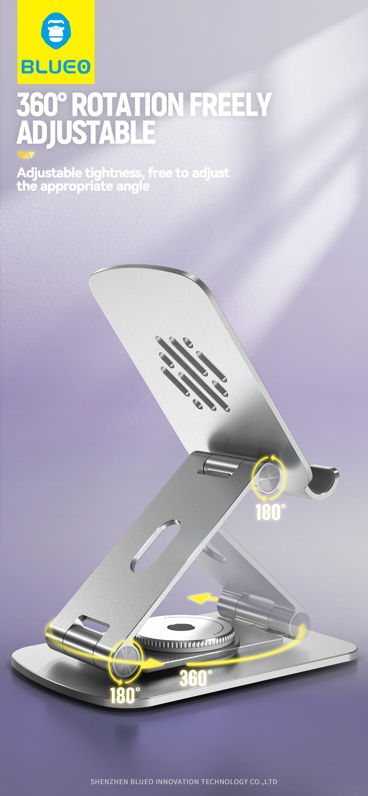 BlueO Rotary Folding Mobile Phone Stand
