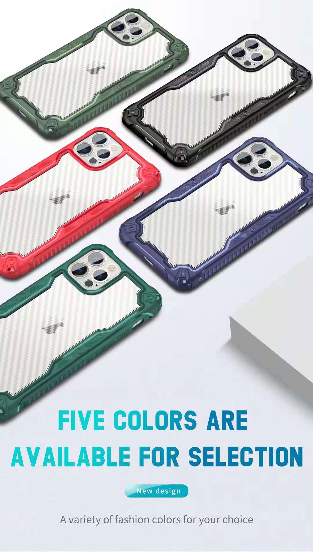 Carbon Fiber Armor Case for Iphone
