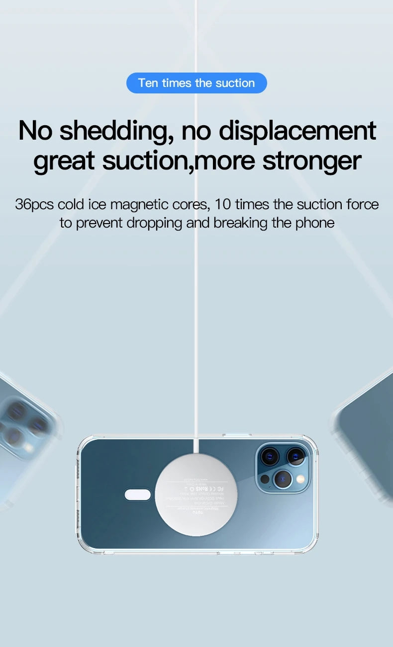 TOTU DESIGN CACW-048 Glory Series 15W Magnetic Wireless Charger