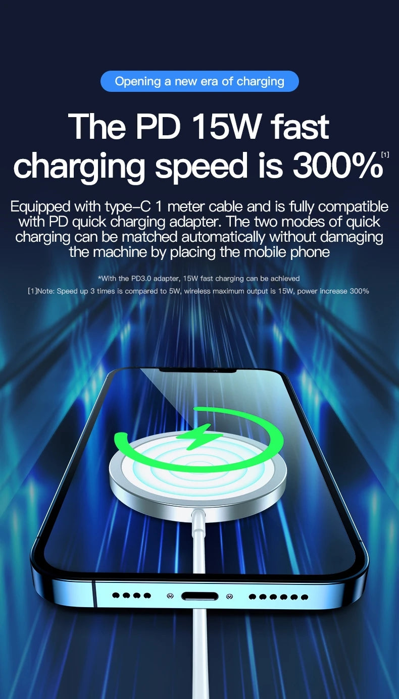 TOTU DESIGN CACW-048 Glory Series 15W Magnetic Wireless Charger